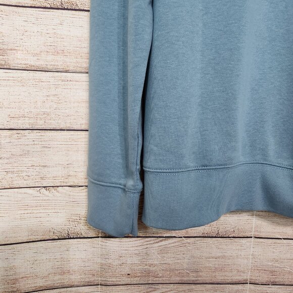 NWT Life Is Good Men's Hoodie M Sweatshirt Chair Relaxing Light Blue Pockets - Picture 14 of 16